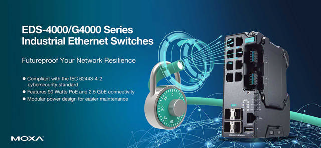 Ethernet Switches EDS-(G)4000 von Moxa 