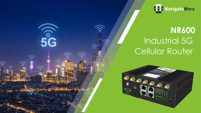 Routeur industriel 5G VPN avec WLAN de NavigateWorx
