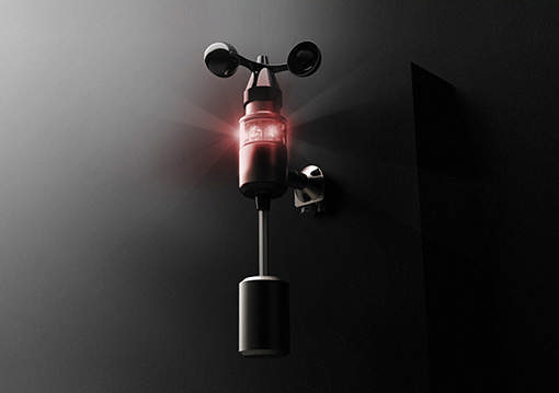 Capteur de vent FSG de nuit