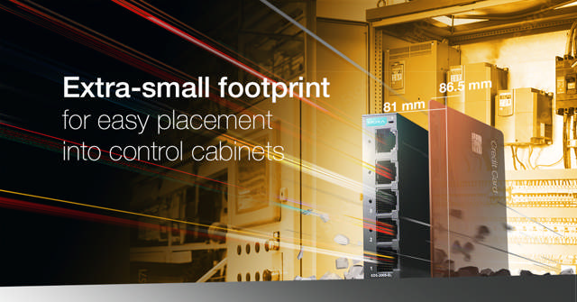 Switches Gigabit Ethernet ultra-compacts EDS-G2000 de Moxa