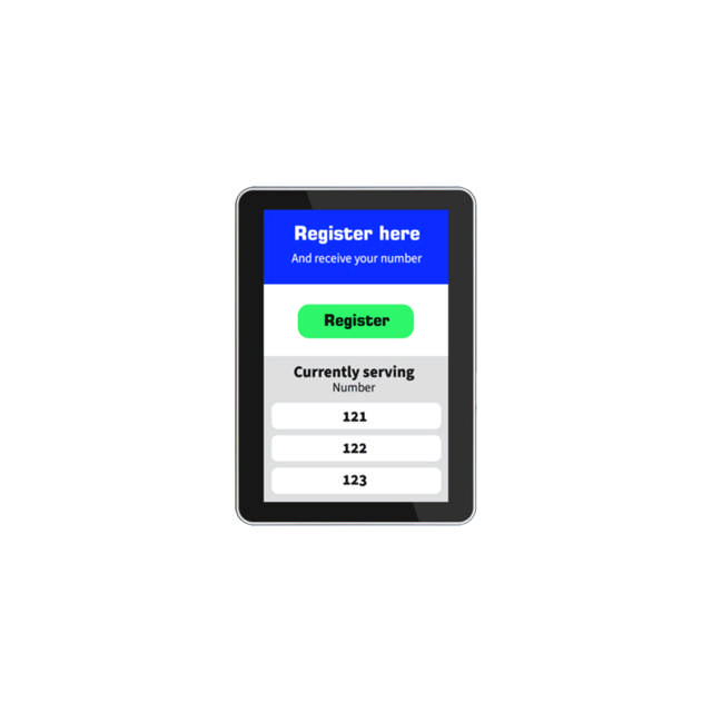 Warteschlangensystem über das Panel PRODVX