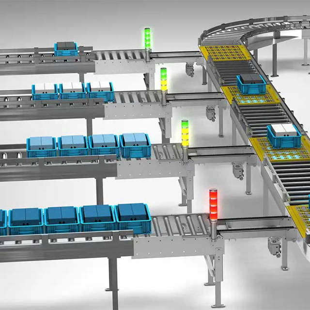 Colonnes de signalisation di-soric SBT-RGB-R50-4S-B5