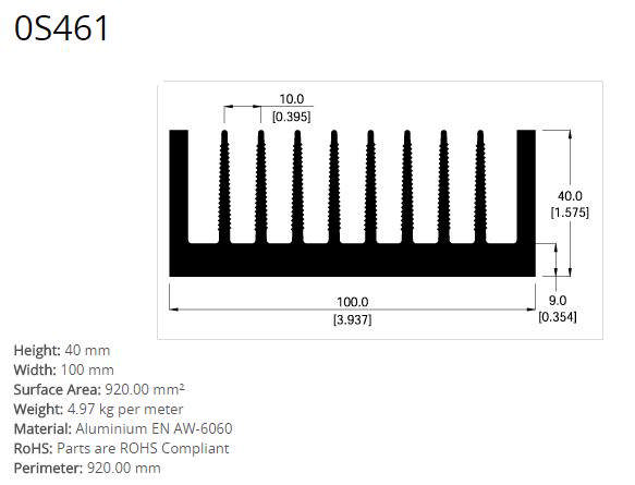 Aavid 0S-461/40mm/blank