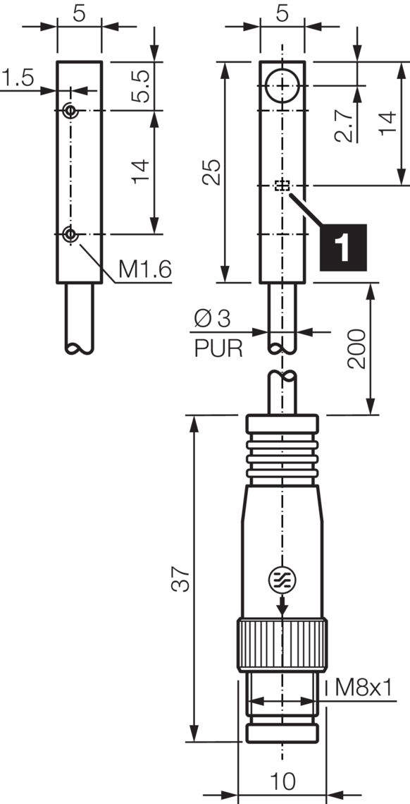 DCCQ 05 M 0.8 PSK-K-TSL
