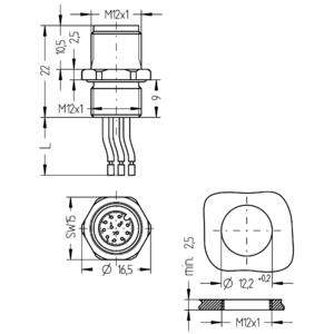 AL-FVM12SUA12-0,5/M12