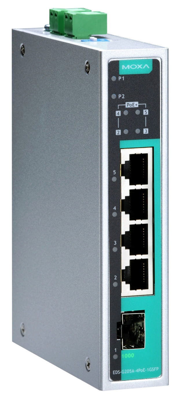 EDS-G205A-4PoE-1GSFP