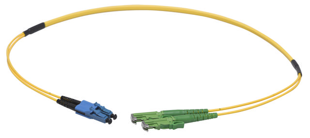 LWL-Kabel 9/125um dupl. E2000APC-LC 2m