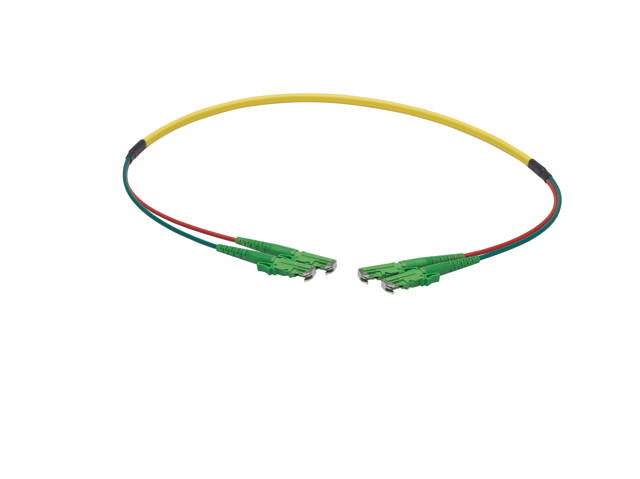 LWL-Kabel 9/125um duplex E2000APC 10m